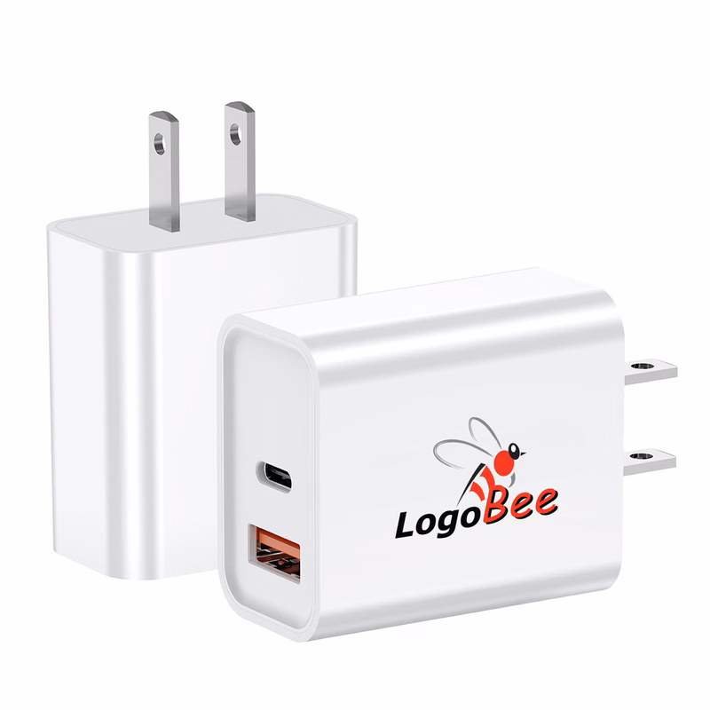 20W Dual-Port Fast Charger (USB-A & Type-C)