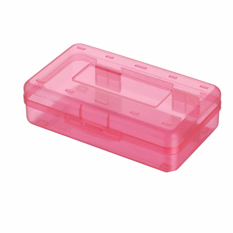 Clear Stationery Organizer Case With Secure Buckle