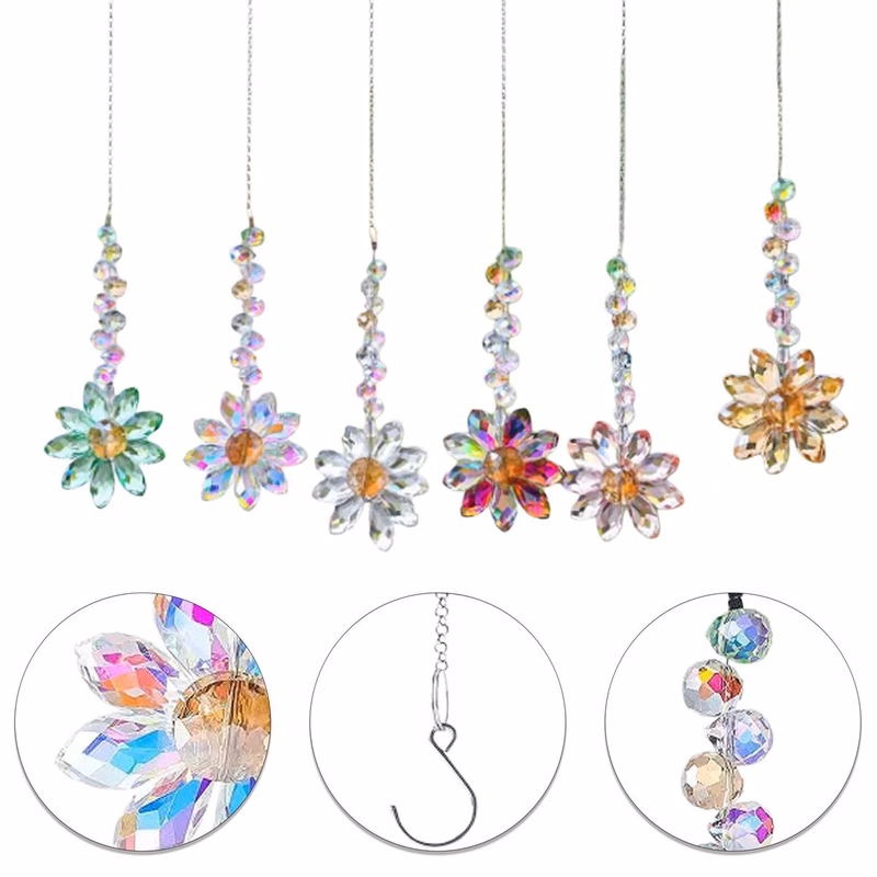 Handmade Beaded Crystal Charms