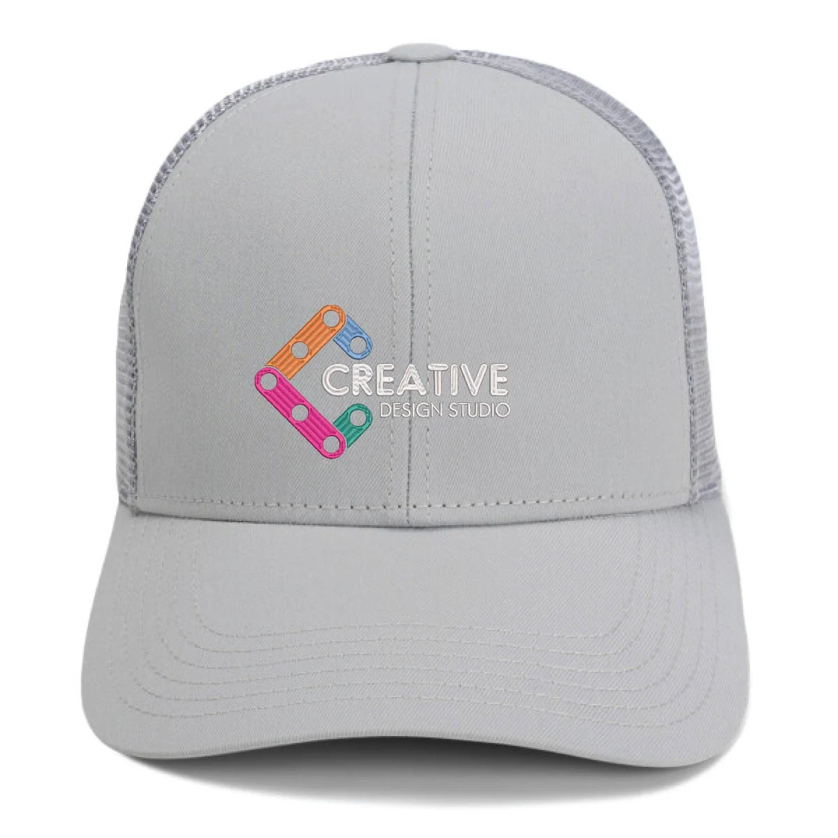 Imperial 1988M 6-Panel The Whitaker Mesh Back Poly Cap w/ Leatherette Patches or Embroidery 1