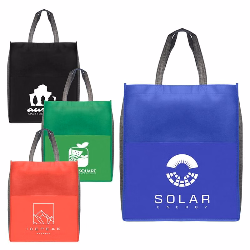 Rome - Non-Woven Tote Bag with 210D Pocket
