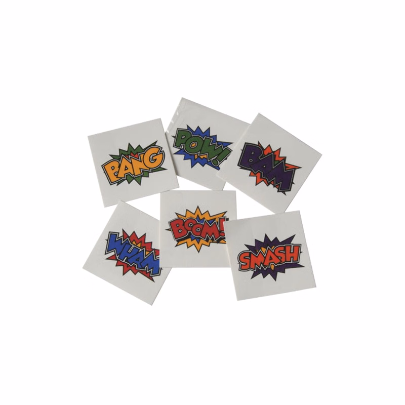 Superhero Temporary Tattoos - Assorted