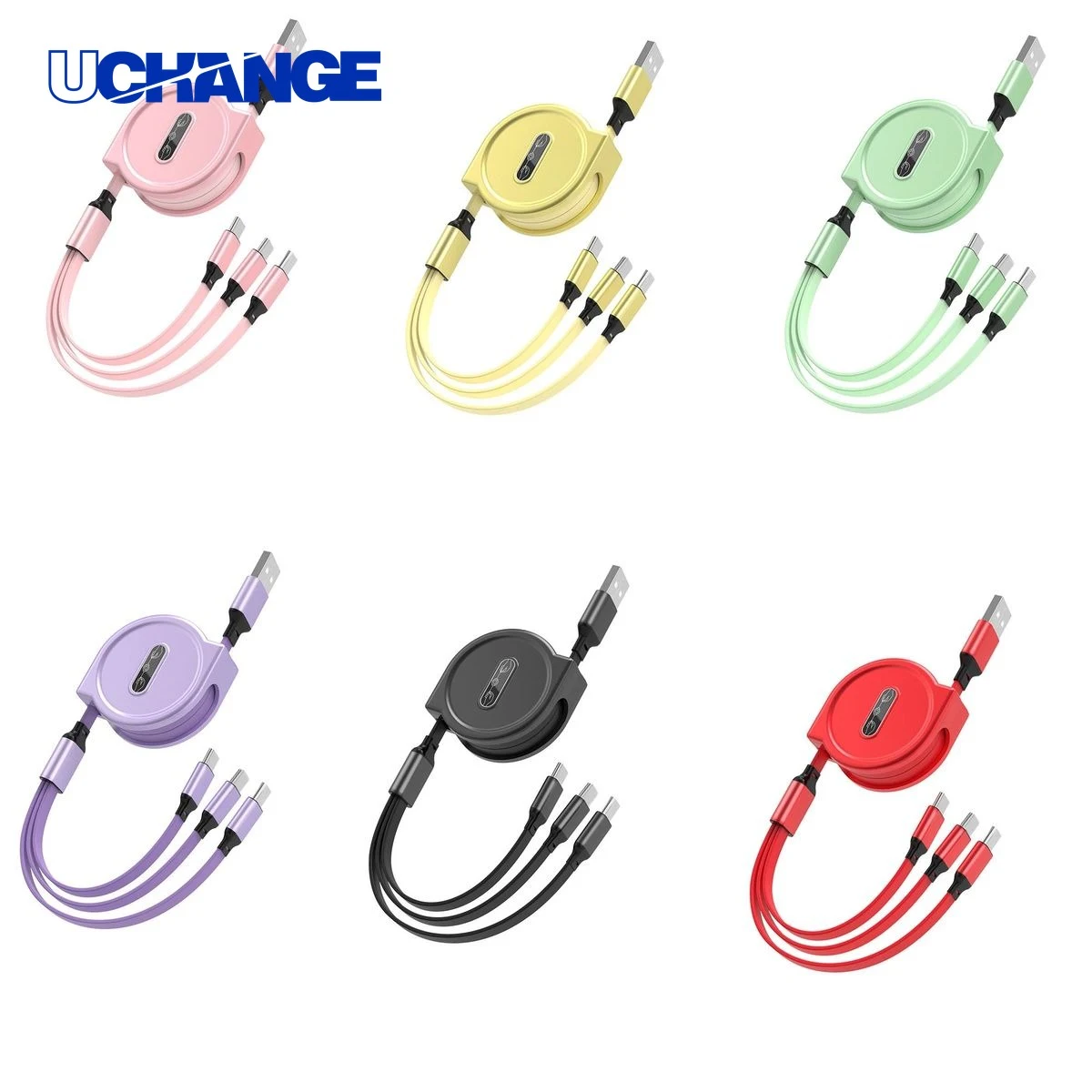 Retractable USB Charging Cable Set 1