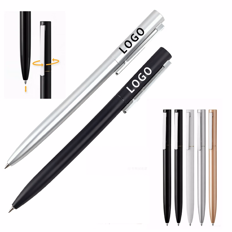 MOQ 20 PCS Rotary Retractable Corporate Pen