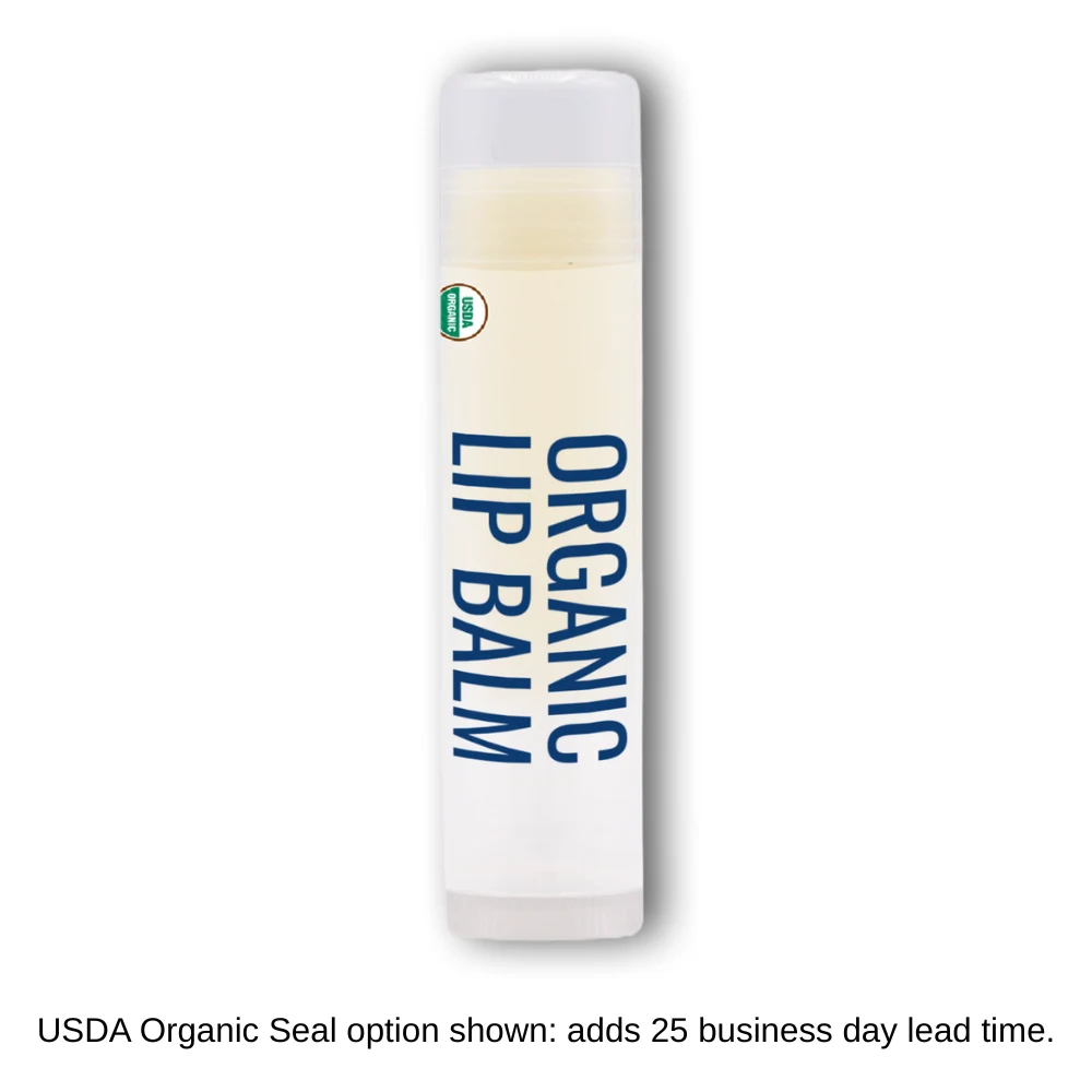 Organic Lip Balm (Clear Tube/Cap) 1