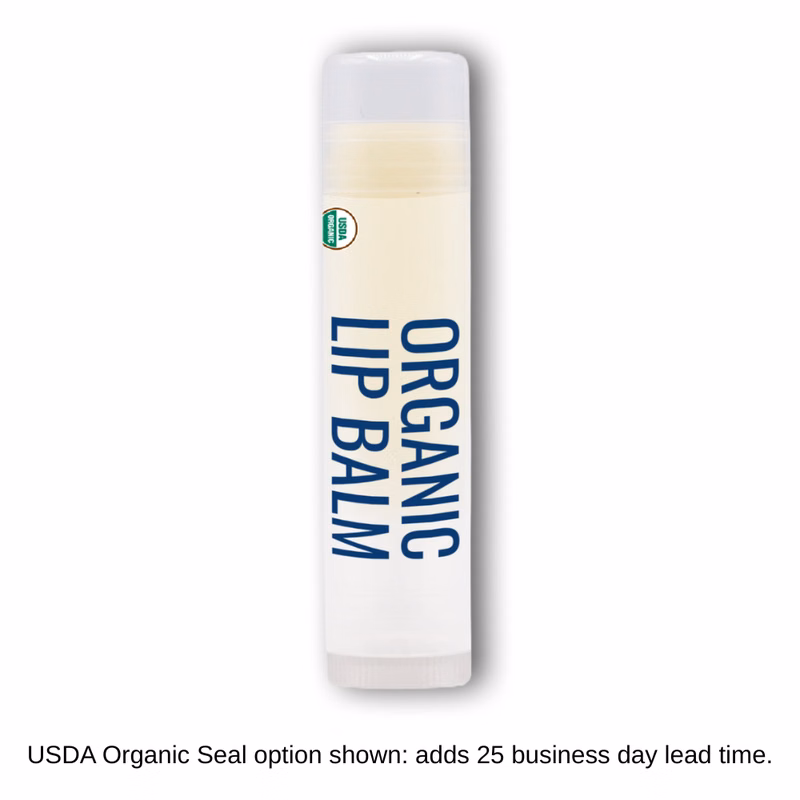 Organic Lip Balm (Clear Tube/Cap)