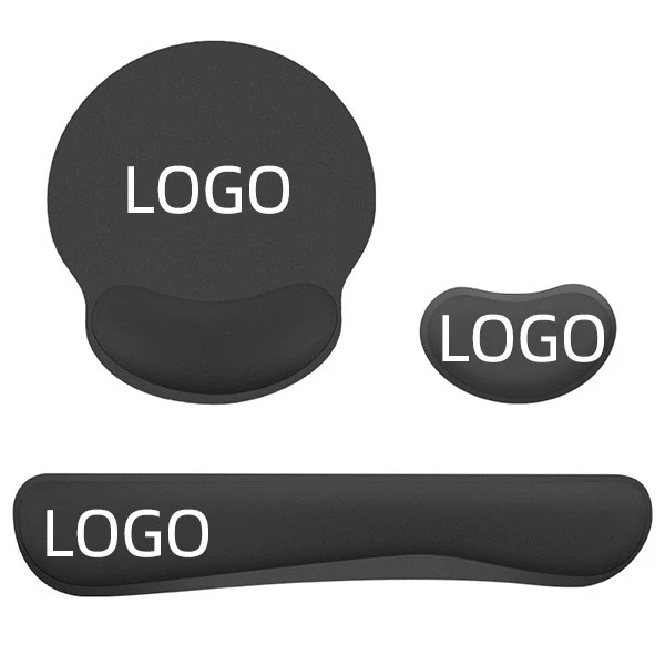 Memory Foam Keyboard Wrist Rest Pad Set 1