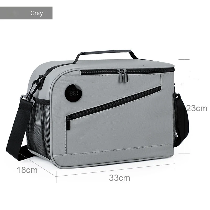 Outdoor Temperature Display Picnic Insulated Cooler Tote 1
