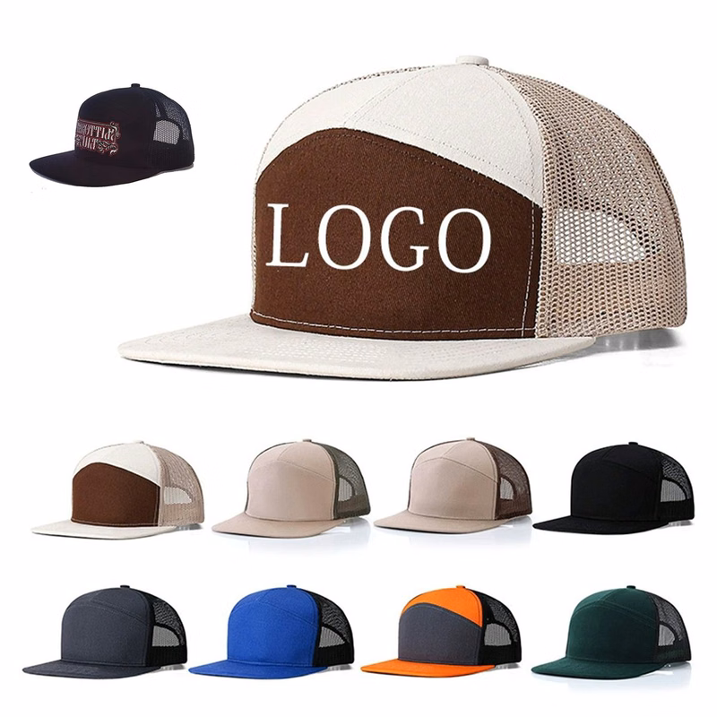 Trucker Hat Stretch Mesh Back Adjustable Snapback Closure