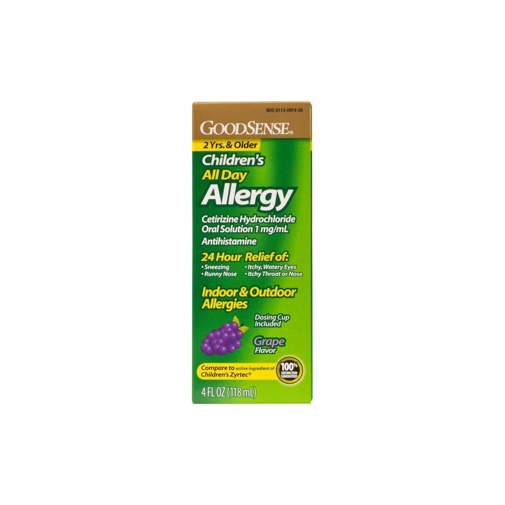 Children's All Day Allergy Relief - Grape 4 oz 1