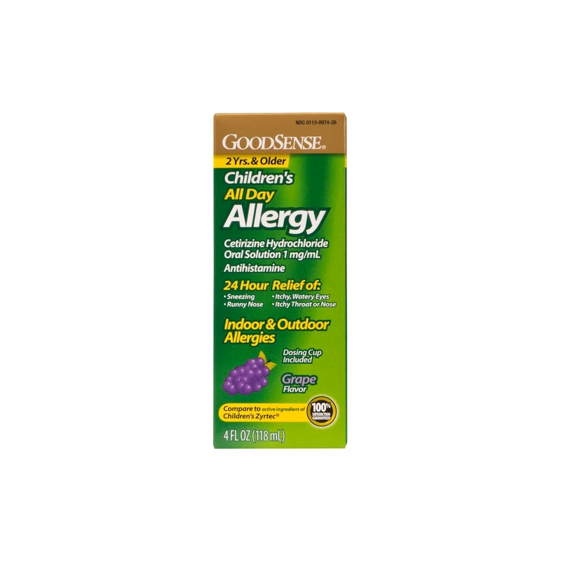 Children's All Day Allergy Relief - Grape 4 oz