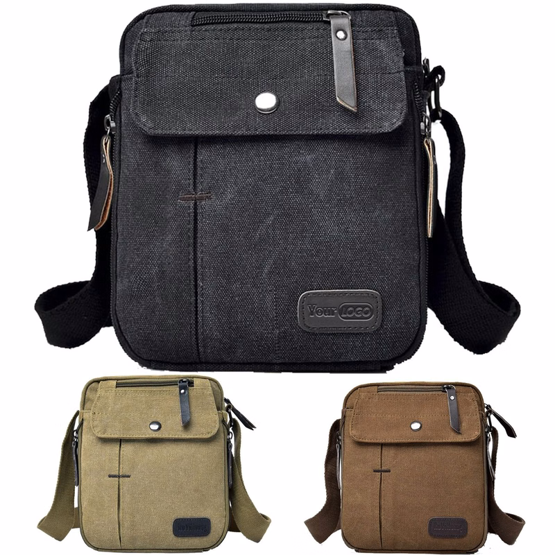 Canvas Small Messenger Bag