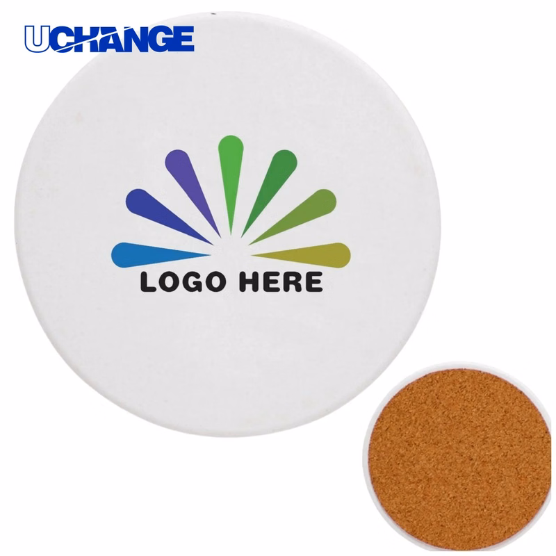 Full Color Round Ceramic Coaster Mat