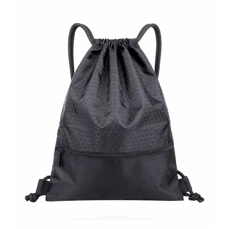 600D Polyester Drawcord Backpack 1