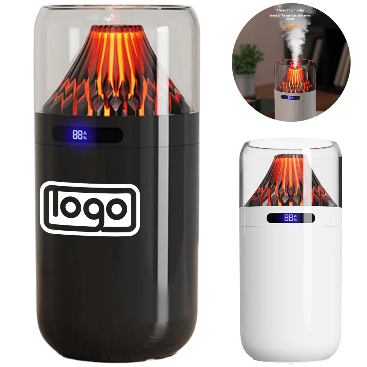 Portable Volcano Car Cool Mist Humidifier 1