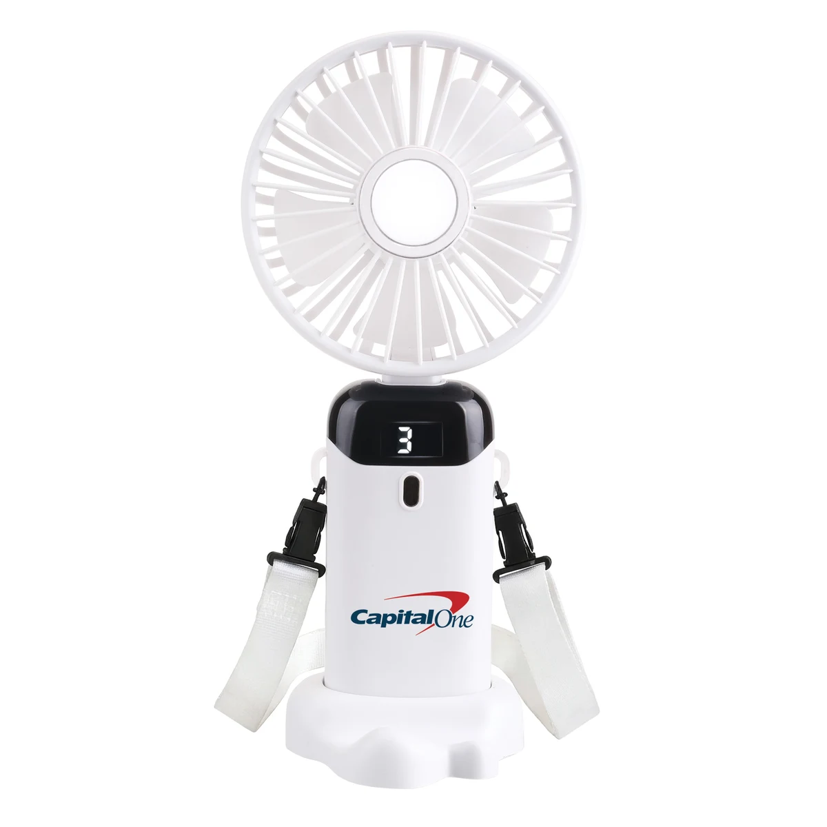 Adjustable Lanyard Fan w/ Digital Display 1
