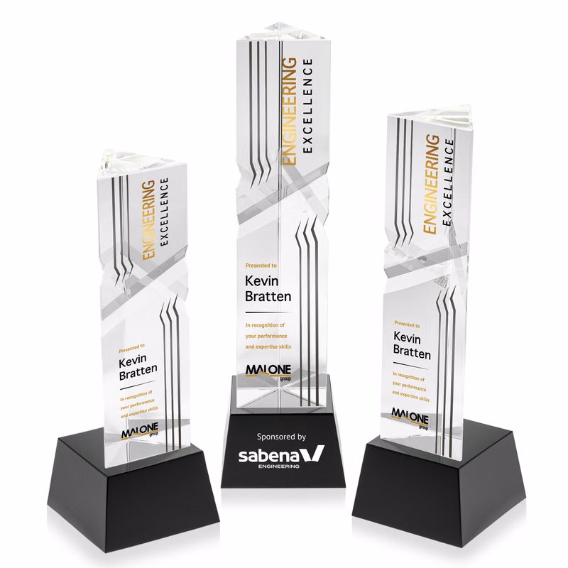 Oakham VividPrint™ Award on Robson Base - Black