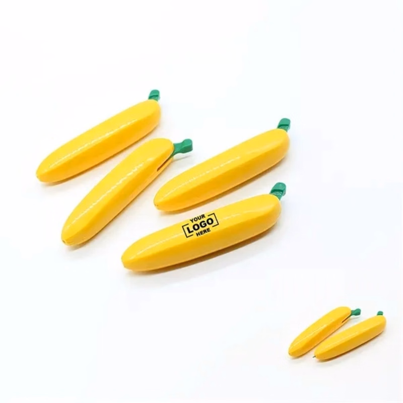 Banana Shaped Fruit Ballpoint Pen For Kids & Promo Use