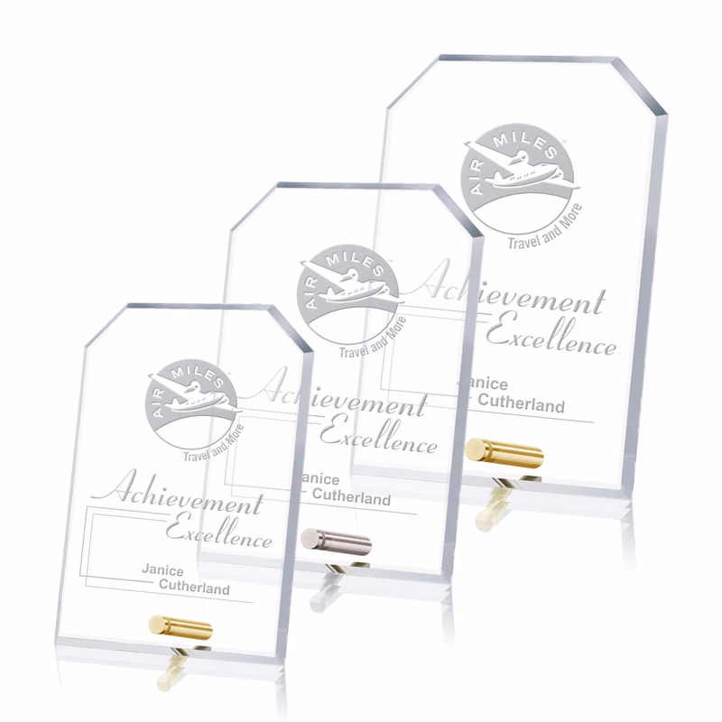 Cantebury Clipped Rectangle Award