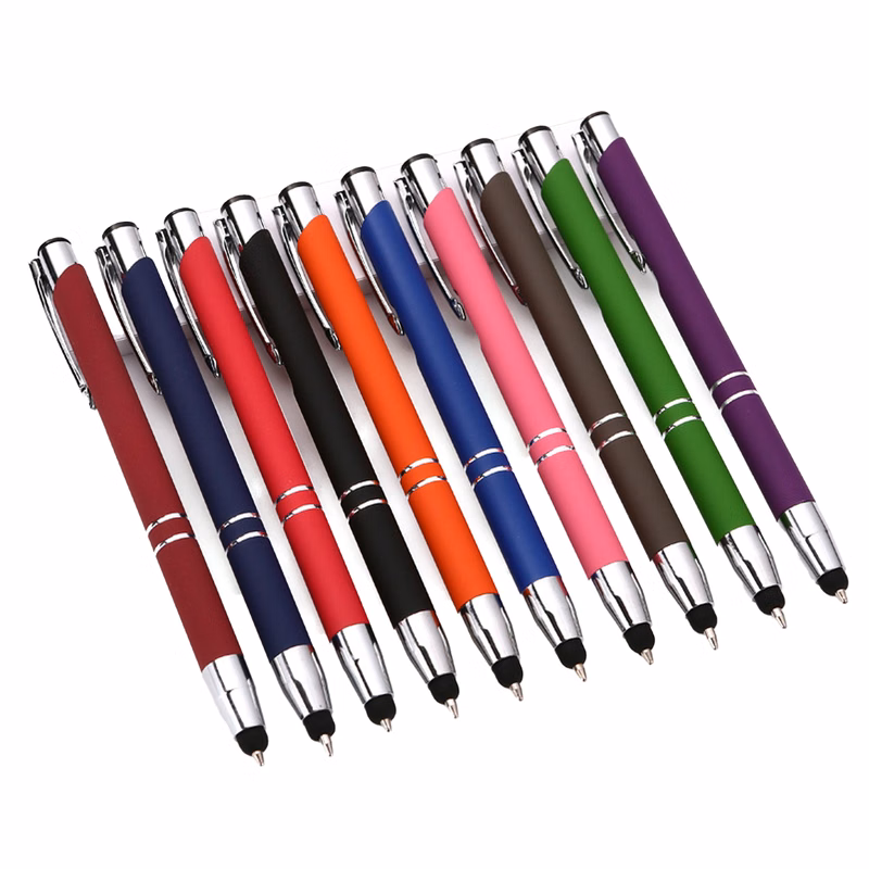Tres-Chic Softy Stylus - Laser Engraved - Metal Pen