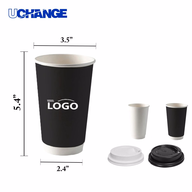 Insulated Double-Layer Disposable Coffee Cup