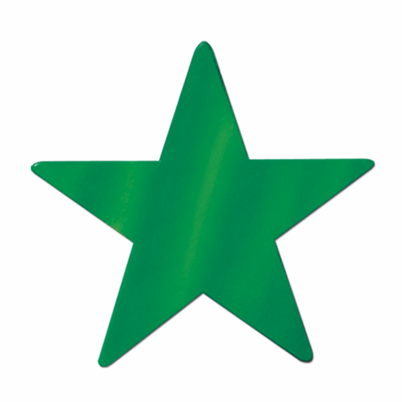 Die Cut Foil 9" Stars