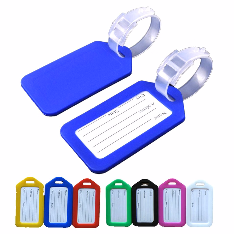 Multi-Color Plastic Luggage Tag