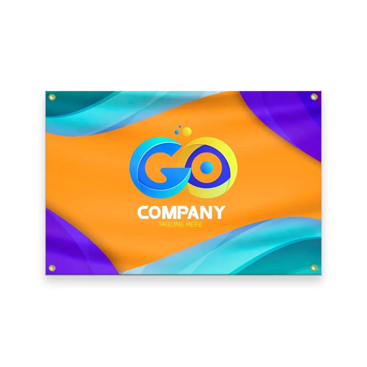 Semi-Stock Blank 18 oz Vinyl Banner 4' x 6' 1