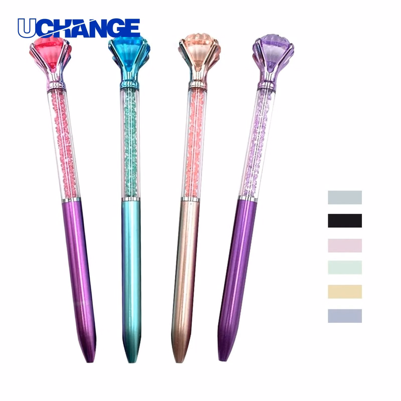 Customized Diamond Retractable Ballpoint Pen for Gifts