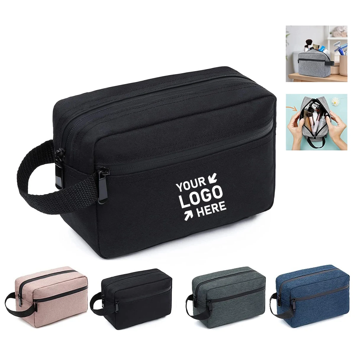 Water-resistant Shaving Bag for Toiletries Accessories 1