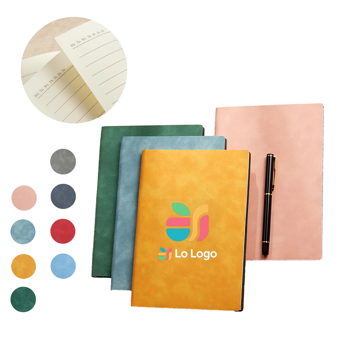 A5 PU Bound Notebook MOQ 50 1