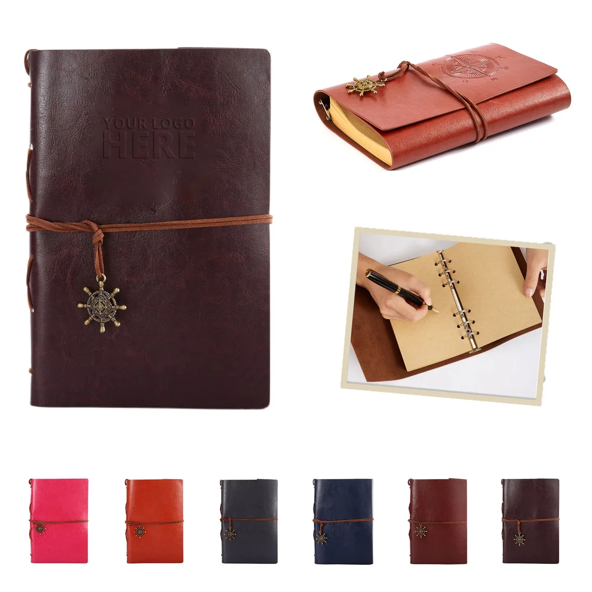 Vintage Refillable String Diary Notebook 1
