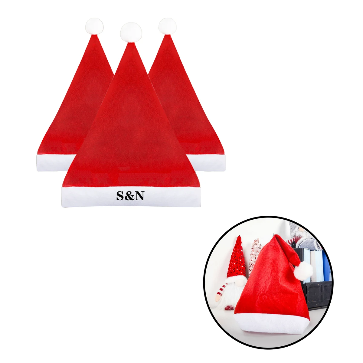 Non-woven Children's Christmas Hat 1