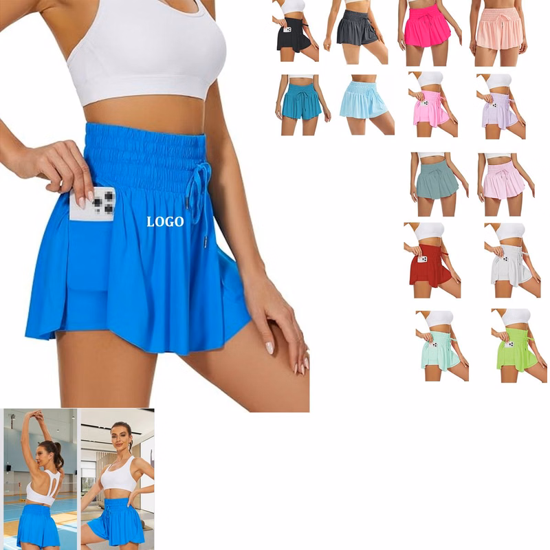 Woman High Waist Athletic Shorts