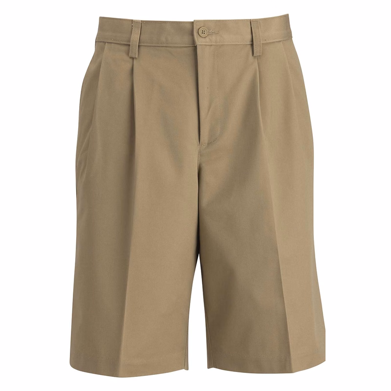 Mens Utility Chino Pleated Front Short
