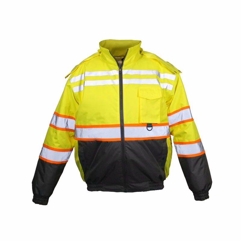 Unisex Economy Contrast Class 3 Bomber Jacket - JS156