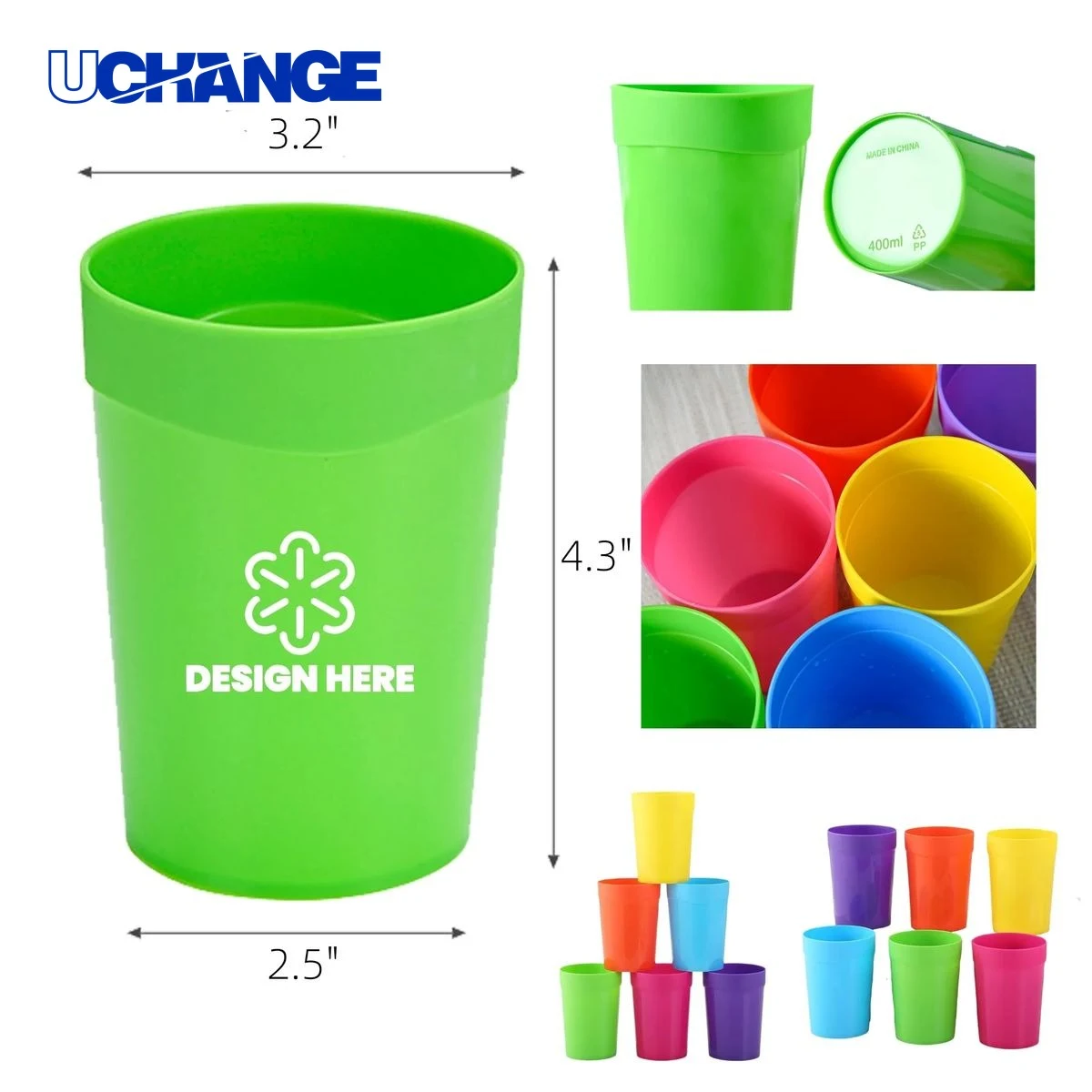 14oz Stadium Reusable Plastic Drinking Cup Tumbler 1