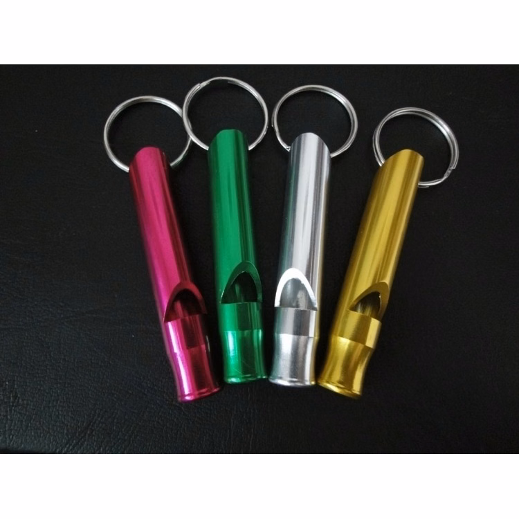Aluminium Alloy Pet Trainning / Outdoor Survival Whistle