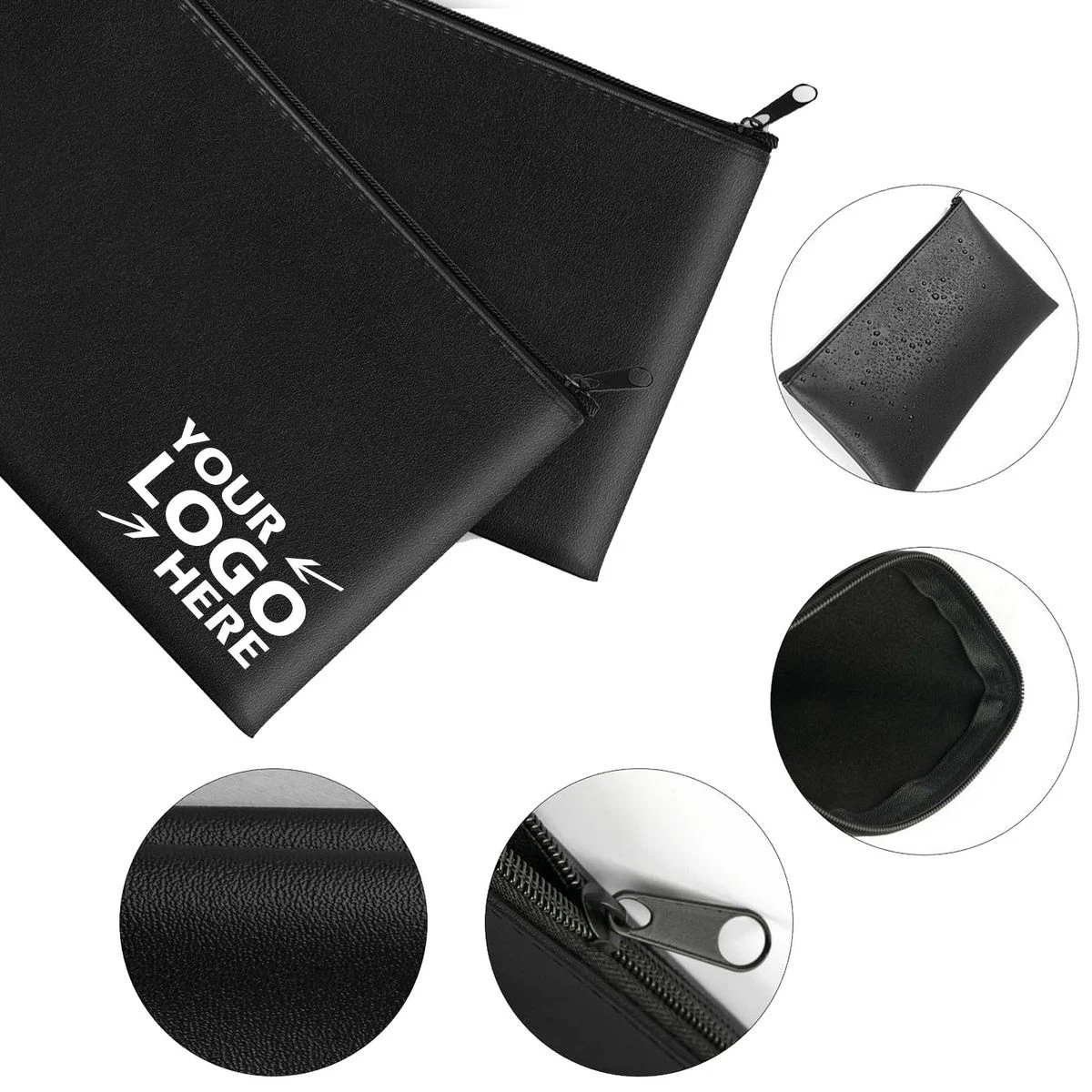 Custom Waterproof PU Money Pouch 1