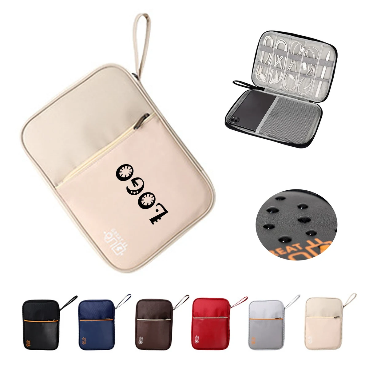 Waterproof Flat Electronic Organizer Case Bag 1