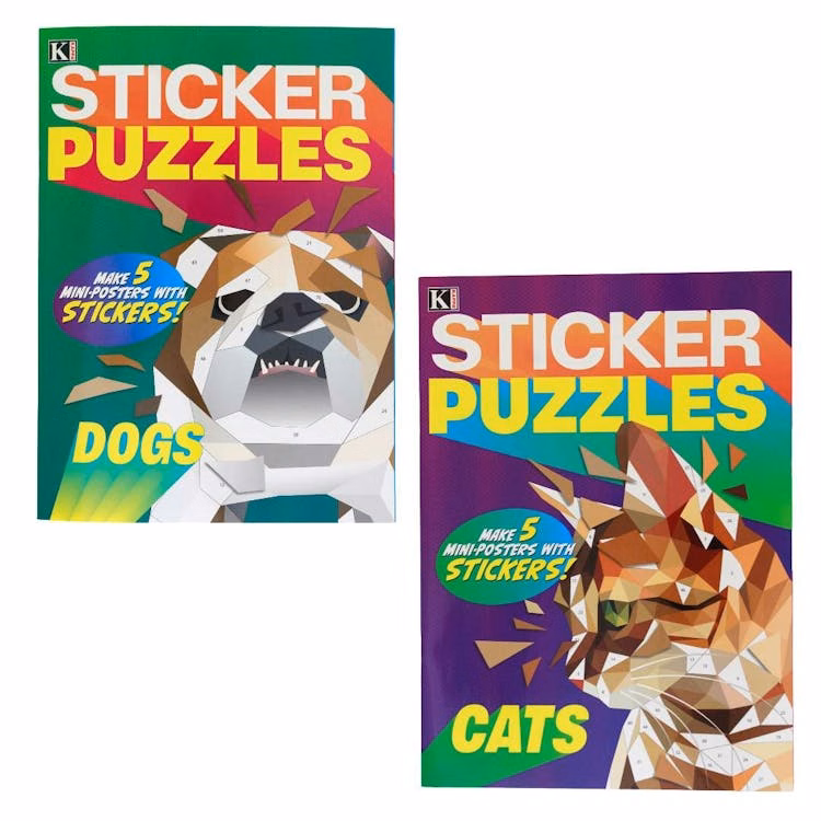 Sticker Puzzle Books - Assorted