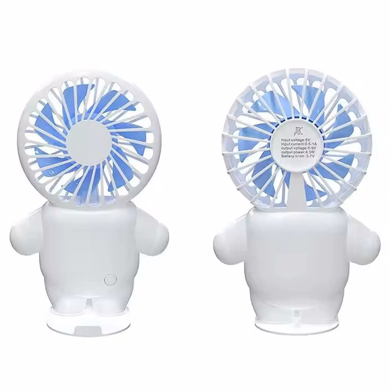 300 mAh Chargeable Cartoon Spaceman Handheld Fan