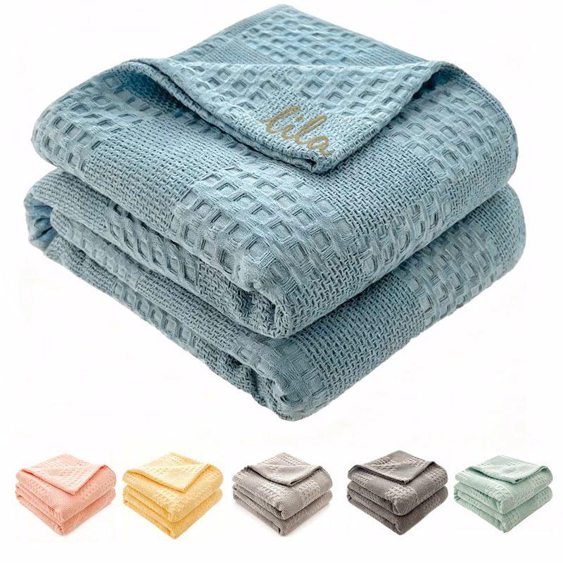 Cotton Jacquard Weave Blanket