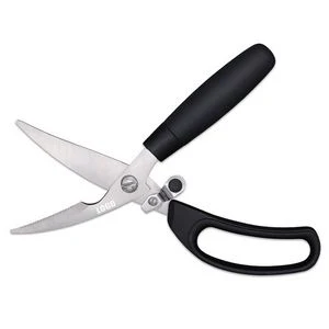 Stainless Steel Kitchen Scissors With Ergonomic Grip And Serrated Blade 1
