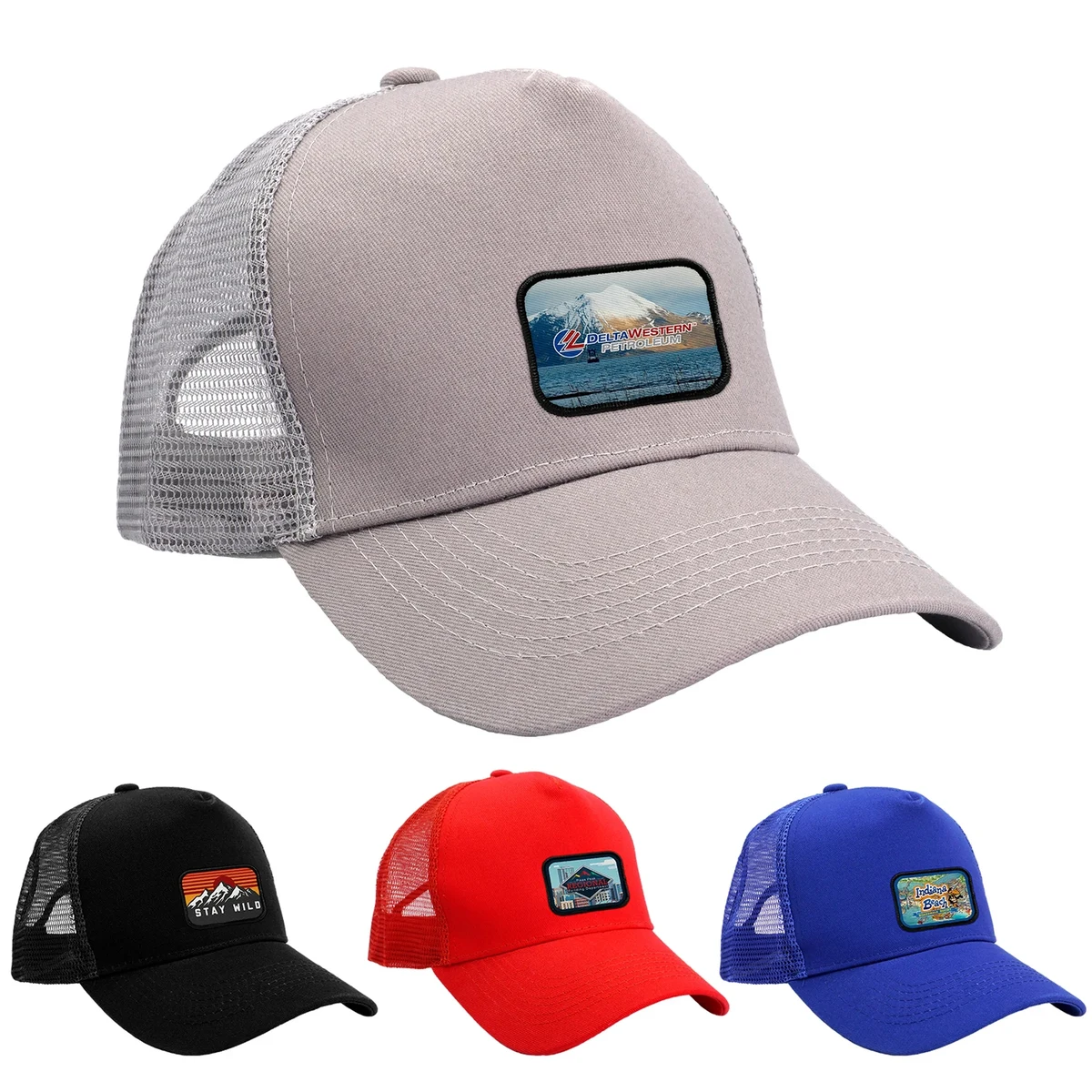 EMBLEM TRUCKER HAT 1