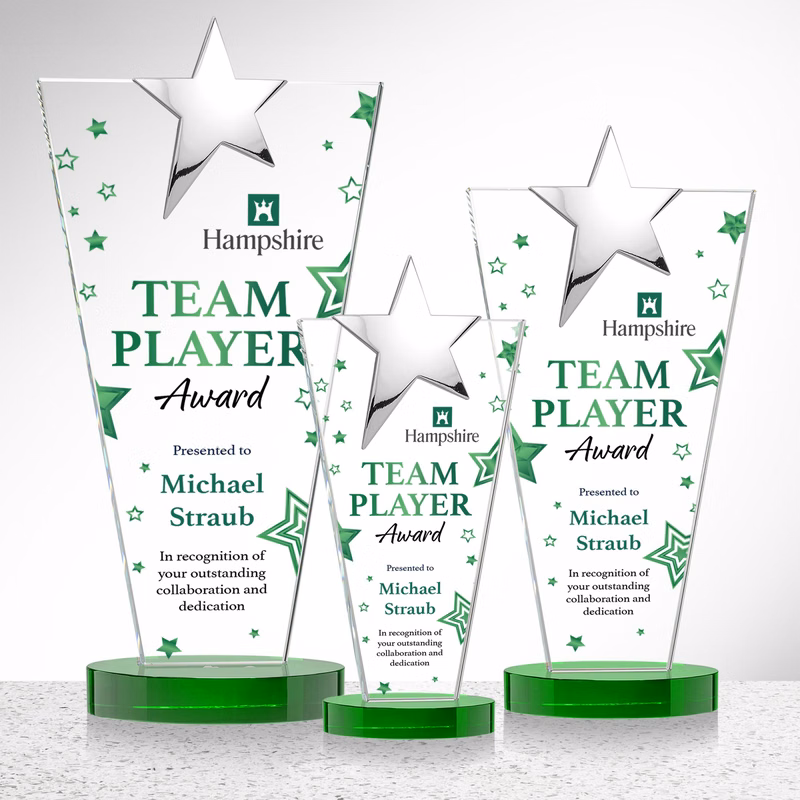 Mantella Chrome Star VividPrint™ Award - Green
