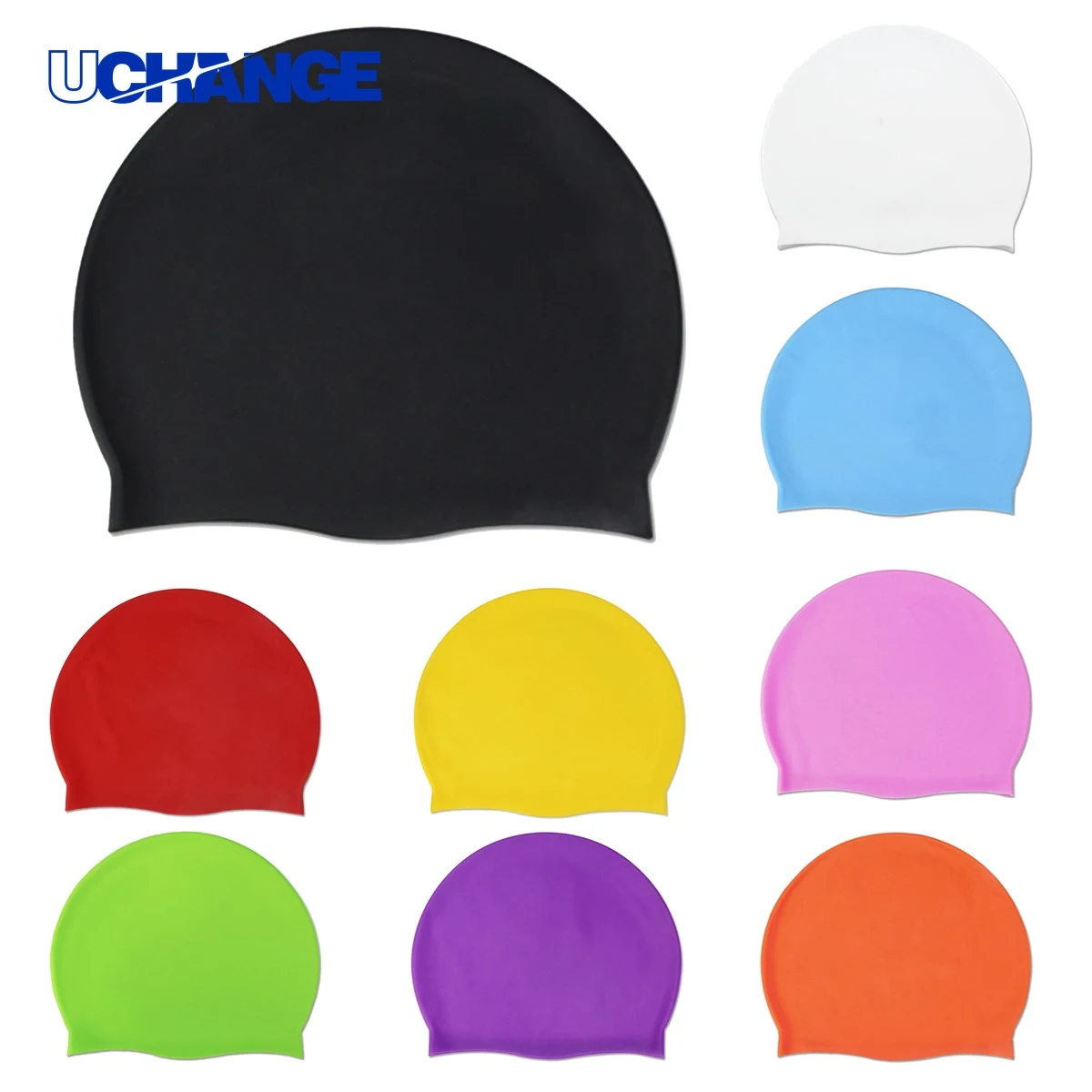 Adult Silicone Swim Cap for Swimming 1