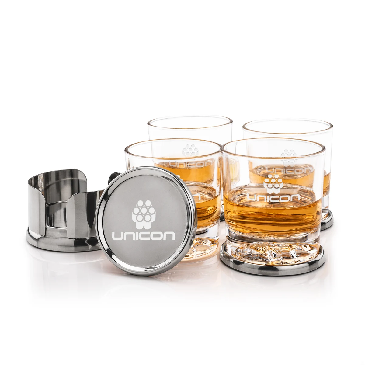 Baldoni Coasters & Delrina Skull On-the-Rocks Set 1