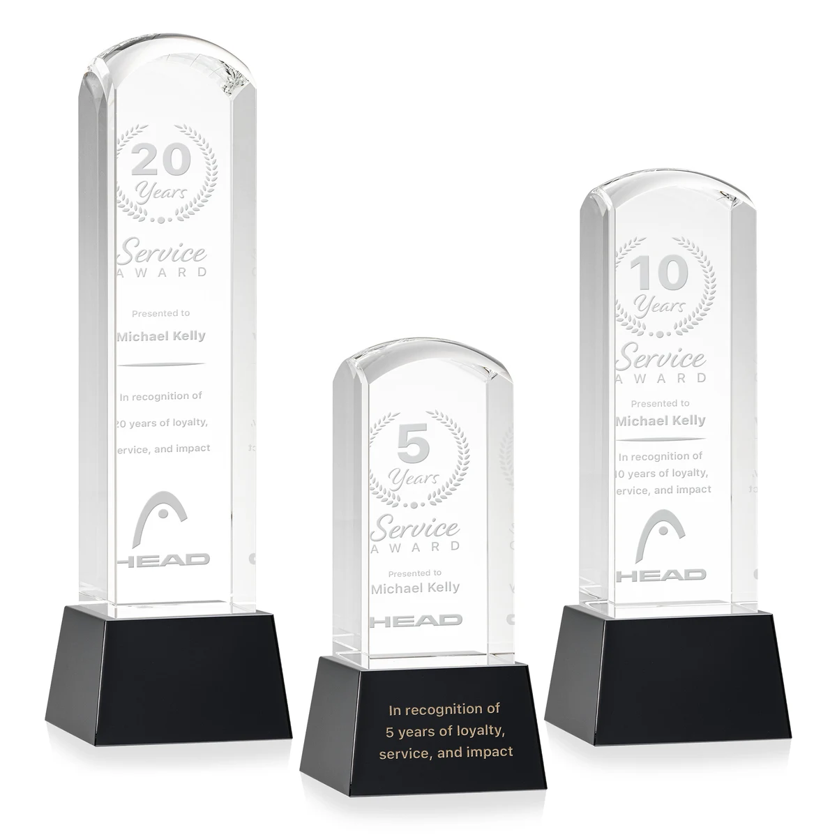 Silkwood Award on Base - Black 1