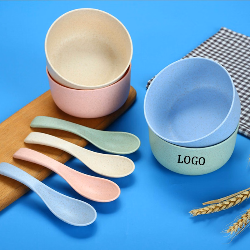 Kids Wheat Straw Cutlery Set